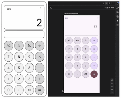 3. 在 Android Studio 中使用 Gemini 从线框图生成 Compose 代码的示例（代码输出）